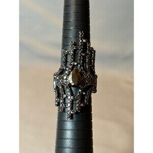 Paparazzi Modern Muse Black Adjustable Stretch Ring